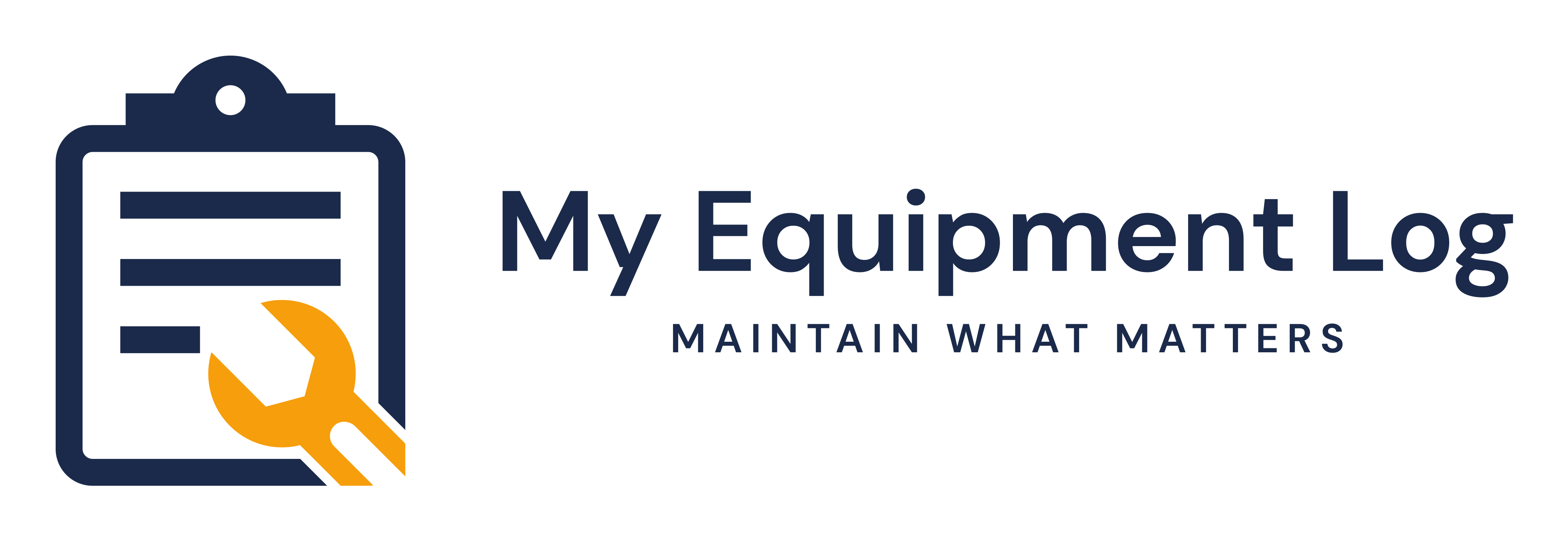 My Equipment Log — Maintain what matters